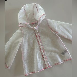 Baby GAP Dainty Floral Trim Sheer Rain Coat